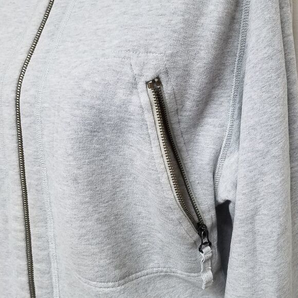 𝅺VINTAGE Italian Blue System Grey Full Zip Sweater - Picture 5 of 15